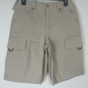 Copper Key Women's Shorts Size 7 Khaki Cargo‎ Utility Dad Shorts